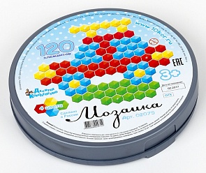 Мозаика круглая шестигранная 120 элементов (Десятое королевство, 02075ДК)